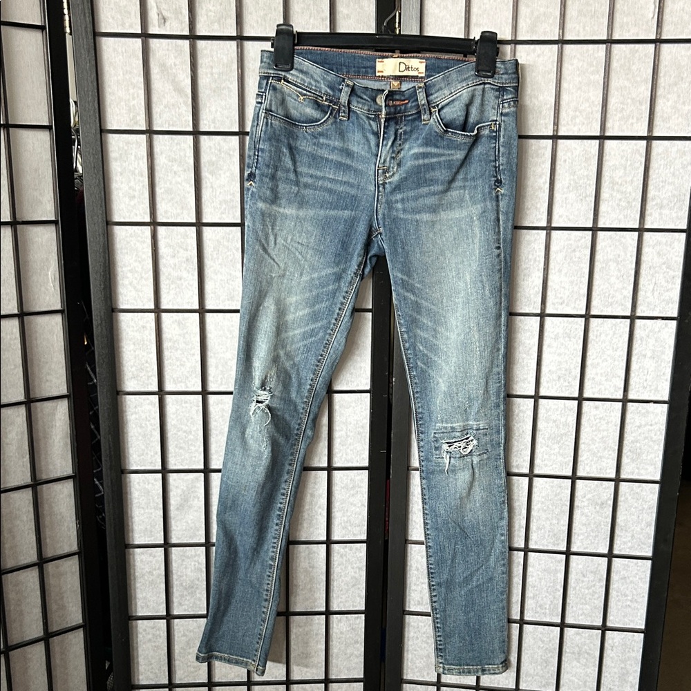 Dittos Light Blue Distressed Skinny Jeans